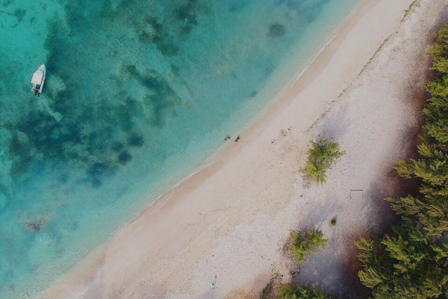 Rodrigues Island coast