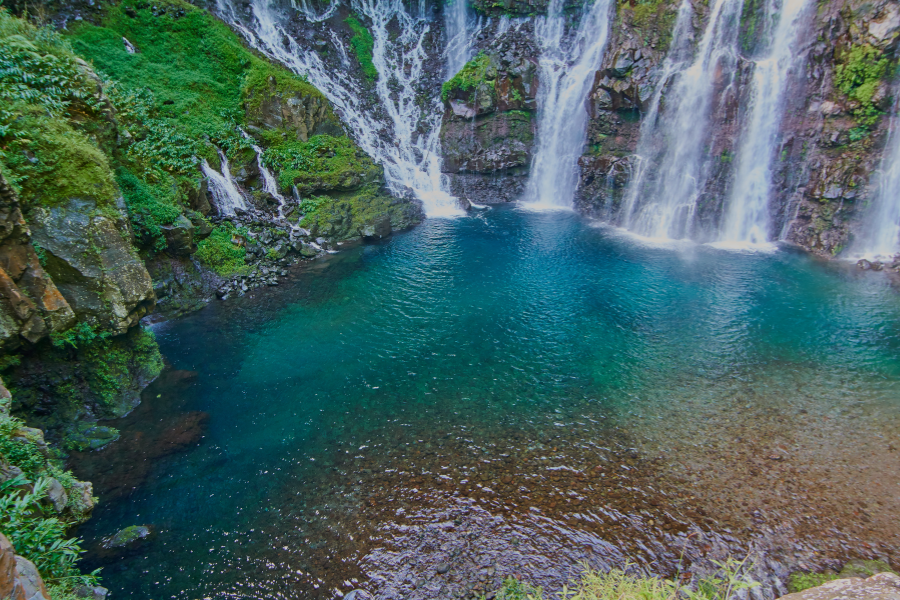 Reunion Island mountains